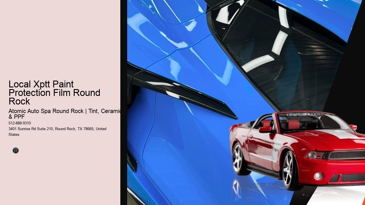 Local Xptt Paint Protection Film Round Rock